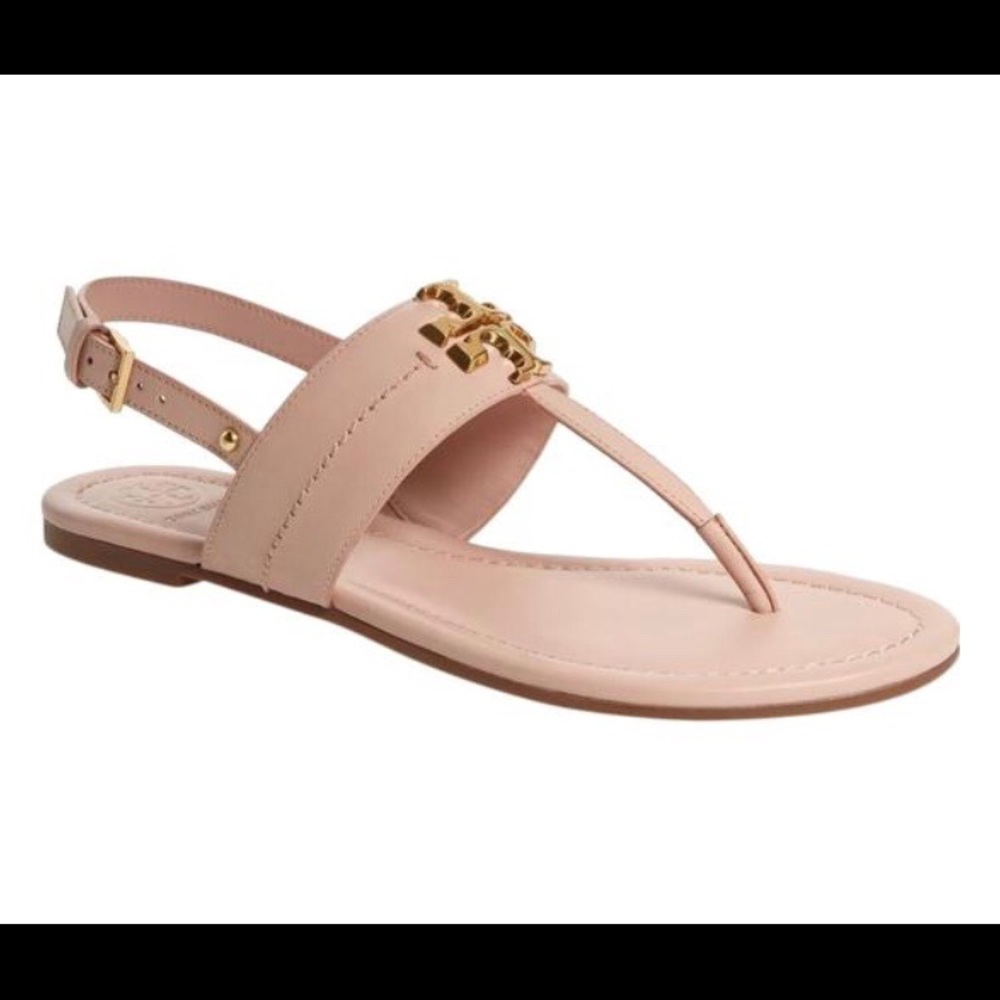 🆕 Tory Burch Pink ( Seashell Pink) Sandals lather